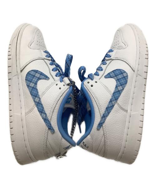 NIKE SB（ナイキエスビー）NIKE SB (ナイキエスビー) Dunk Low Pro Nicole Hause ホワイト×スカイブルー サイズ:SIZE 27.5cmの古着・服飾アイテム