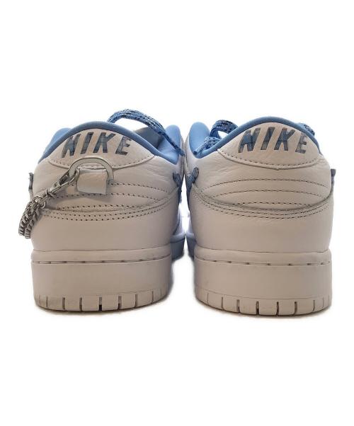 NIKE SB（ナイキエスビー）NIKE SB (ナイキエスビー) Dunk Low Pro Nicole Hause ホワイト×スカイブルー サイズ:SIZE 27.5cmの古着・服飾アイテム