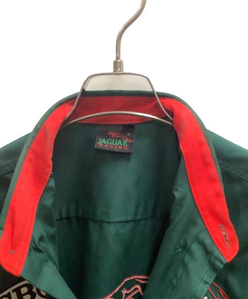 Jaguar（ジャガ）Jaguar (ジャガ) ピットクルーシャツ グリーン サイズ:Lの古着・服飾アイテム
