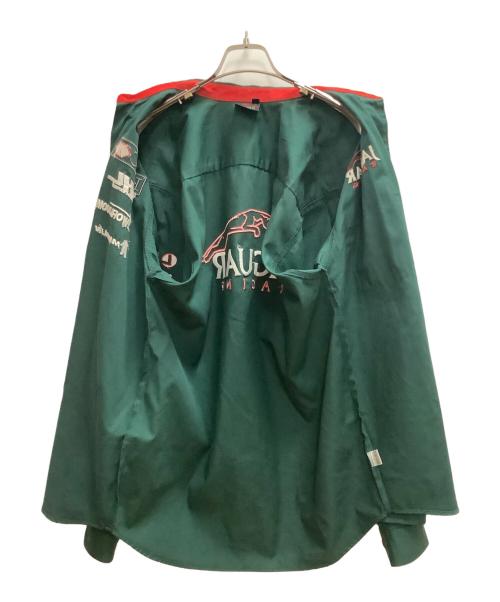 Jaguar（ジャガ）Jaguar (ジャガ) ピットクルーシャツ グリーン サイズ:Lの古着・服飾アイテム