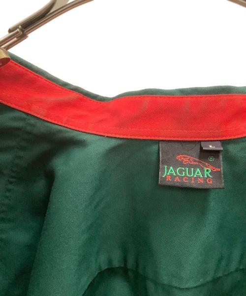 Jaguar（ジャガ）Jaguar (ジャガ) ピットクルーシャツ グリーン サイズ:Lの古着・服飾アイテム