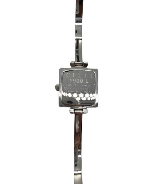 GUCCI（グッチ）GUCCI (グッチ) バングルウォッチ ブラックの古着・服飾アイテム