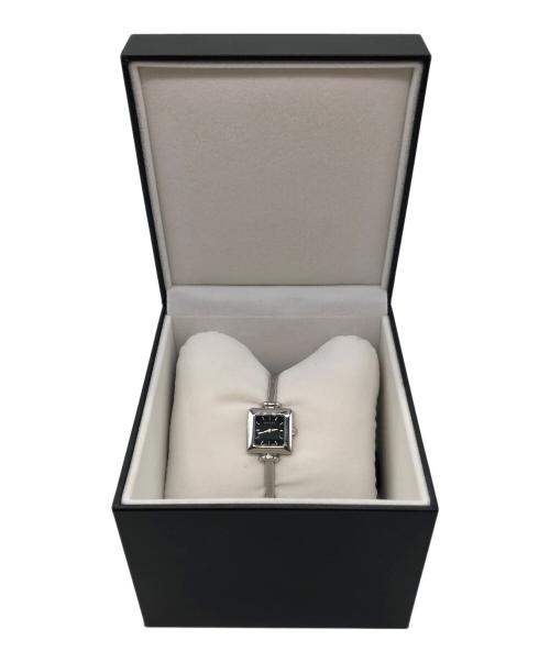 GUCCI（グッチ）GUCCI (グッチ) バングルウォッチ ブラックの古着・服飾アイテム