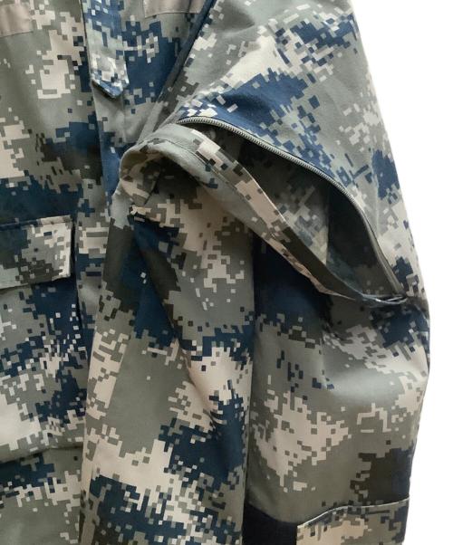 WHIMSY（ウィムジー）WHIMSY (ウィムジー) マウンテンパーカー ブルー×グリーン サイズ:Sの古着・服飾アイテム