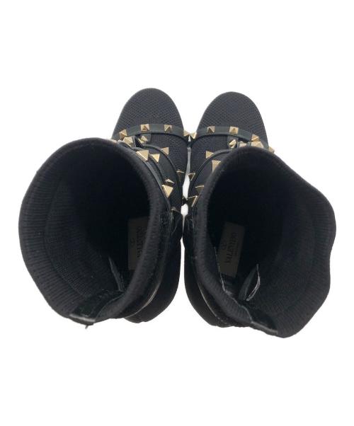 VALENTINO（ヴァレンティノ）VALENTINO (ヴァレンティノ) ロックスダッズソックスブーツ ブラック サイズ:SIZE 22.5cmの古着・服飾アイテム