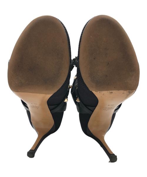 VALENTINO（ヴァレンティノ）VALENTINO (ヴァレンティノ) ロックスダッズソックスブーツ ブラック サイズ:SIZE 22.5cmの古着・服飾アイテム