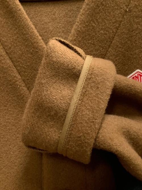 DANTON（ダントン）DANTON (ダントン) WOOL MOSSER NOCOLLAR JACKET ブラウン サイズ:SIZE 42の古着・服飾アイテム