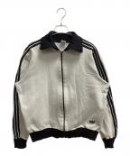 adidasアディダス）の古着「トラックジャケット」｜グレー×ブラック