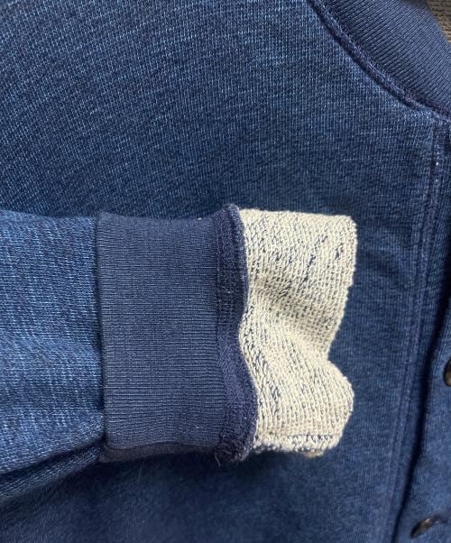 maison kitsune（メゾンキツネ）maison kitsune (メゾンキツネ) カーディガン ブルー サイズ:SIZE Sの古着・服飾アイテム