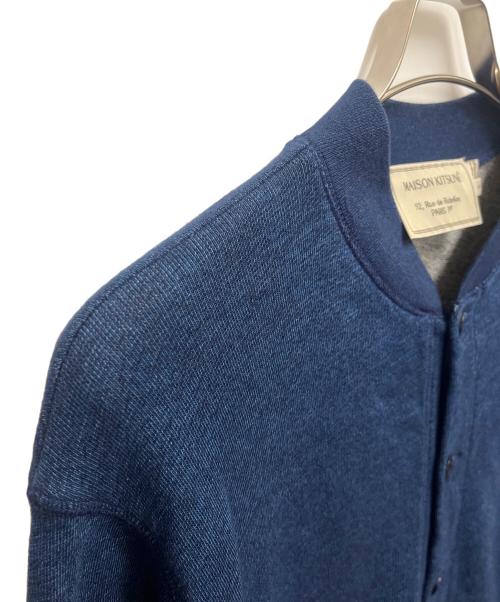 maison kitsune（メゾンキツネ）maison kitsune (メゾンキツネ) カーディガン ブルー サイズ:SIZE Sの古着・服飾アイテム