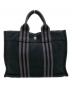 HERMES (エルメス) フールトゥ トートPM ブラック×グレー：15000円
