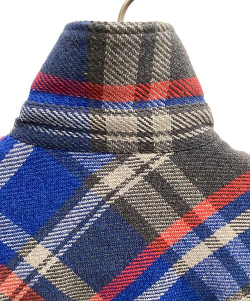 A BATHING APE（ア ベイシング エイプ）A BATHING APE (ア ベイシング エイプ) 長袖シャツ ブルー×レッド サイズ:SIZE Mの古着・服飾アイテム