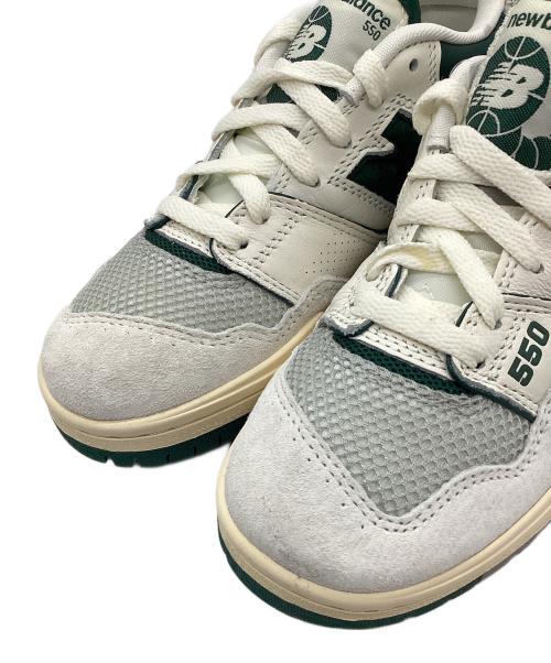NEW BALANCE（ニューバランス）NEW BALANCE (ニューバランス) スニーカー グリーン×ホワイト サイズ:SIZE 22.5cm 未使用品の古着・服飾アイテム