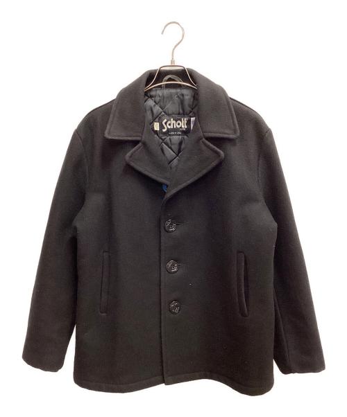 Schott（ショット）Schott (ショット) Pコート ブラック サイズ:SIZE 42の古着・服飾アイテム