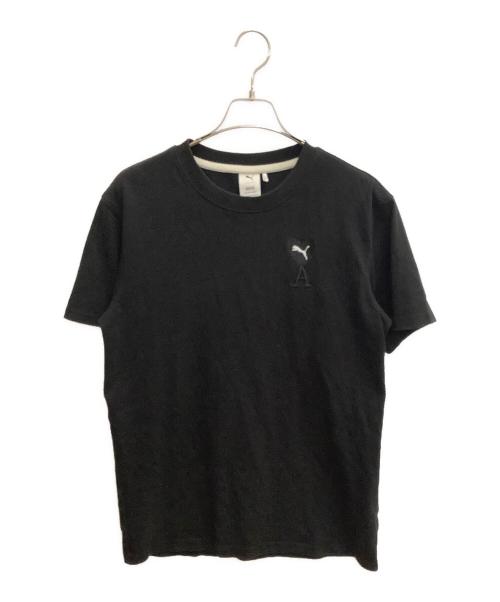 PUMA（プーマ）PUMA (プーマ) ami (アミ) クルーネックカットソー ブラック サイズ:SIZE Sの古着・服飾アイテム