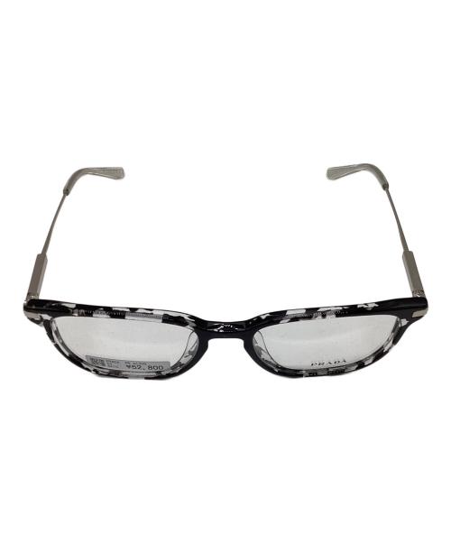 PRADA（プラダ）PRADA (プラダ) 眼鏡 クリア×ブラック サイズ:54□18 150-101 未使用品の古着・服飾アイテム