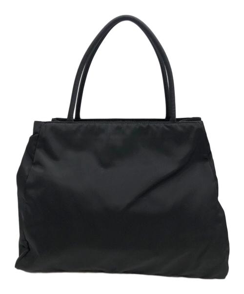 PRADA（プラダ）PRADA (プラダ) ナイロンハンドバッグ ブラックの古着・服飾アイテム