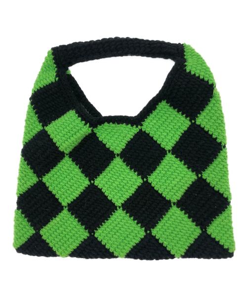MARNI（マルニ）MARNI (マルニ) ハンドバッグ グリーン×ブラックの古着・服飾アイテム