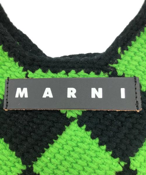 MARNI（マルニ）MARNI (マルニ) ハンドバッグ グリーン×ブラックの古着・服飾アイテム