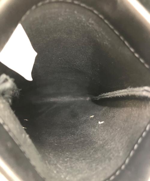 beautiful people（ビューティフルピープル）beautiful people (ビューティフルピープル) レザーミニショルダーポーチ ブラックの古着・服飾アイテム