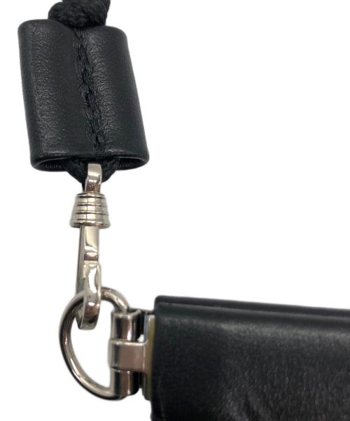 beautiful people（ビューティフルピープル）beautiful people (ビューティフルピープル) レザーミニショルダーポーチ ブラックの古着・服飾アイテム