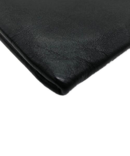 beautiful people（ビューティフルピープル）beautiful people (ビューティフルピープル) レザーミニショルダーポーチ ブラックの古着・服飾アイテム