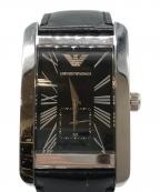 EMPORIO ARMANIエンポリオアルマーニ）の古着「リストウォッチ」｜ブラック