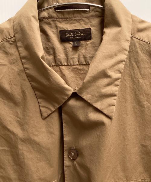 Paul Smith COLLECTION（ポールスミス コレクション）Paul Smith COLLECTION (ポールスミス コレクション) 半袖オープンカラーシャツ ブラウン サイズ:SIZE Lの古着・服飾アイテム