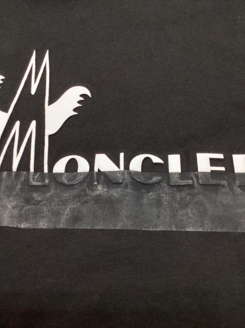 MONCLER（モンクレール）MONCLER (モンクレール) ロゴカットソー ブラック サイズ:SIZE Lの古着・服飾アイテム