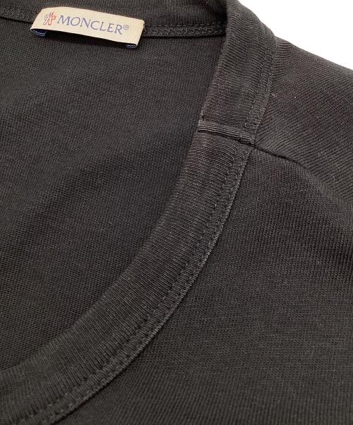 MONCLER（モンクレール）MONCLER (モンクレール) ロゴカットソー ブラック サイズ:SIZE Lの古着・服飾アイテム