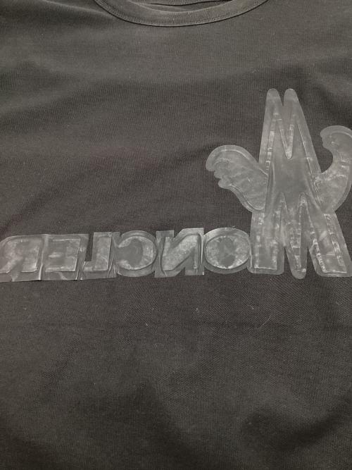 MONCLER（モンクレール）MONCLER (モンクレール) ロゴカットソー ブラック サイズ:SIZE Lの古着・服飾アイテム