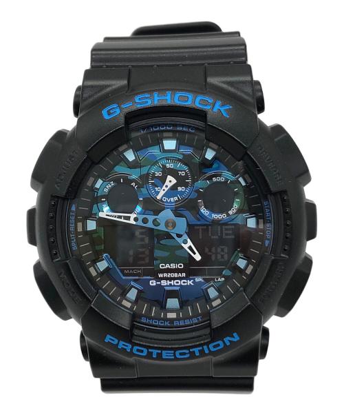 CASIO（カシオ）CASIO (カシオ) G-SHOCK ブラック×ブルーの古着・服飾アイテム