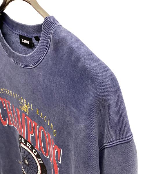 X-LARGE（エクストララージ）X-LARGE (エクストララージ) プリントスウェット パープル サイズ:SIZE XLの古着・服飾アイテム