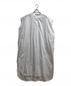 mizuiro-indミズイロインド）の古着「ブラウスワンピース」｜ホワイト