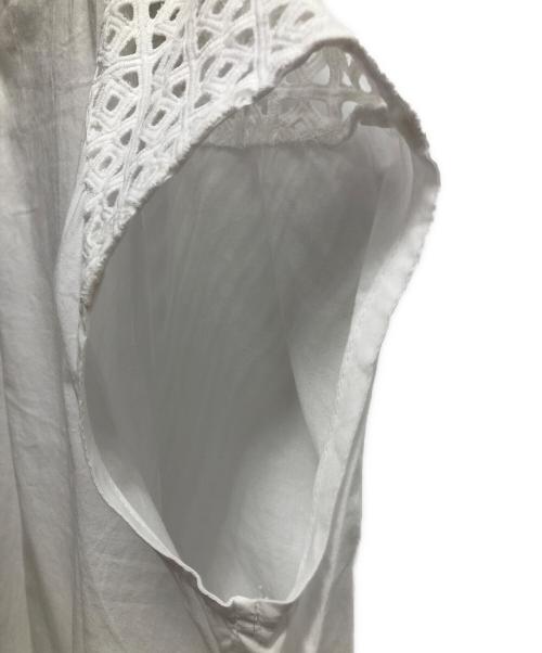 mizuiro-ind（ミズイロインド）mizuiro-ind (ミズイロインド) ブラウスワンピース ホワイト サイズ:SIZE Freeの古着・服飾アイテム