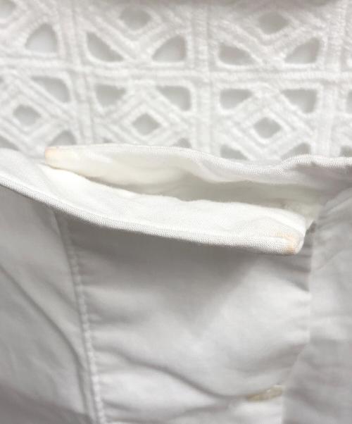 mizuiro-ind（ミズイロインド）mizuiro-ind (ミズイロインド) ブラウスワンピース ホワイト サイズ:SIZE Freeの古着・服飾アイテム