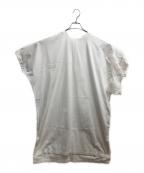 mizuiro-indミズイロインド）の古着「レース加工ブラウスワンピース」｜ホワイト