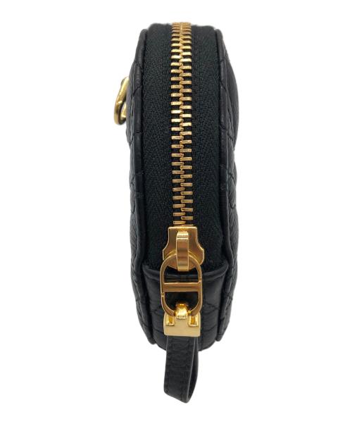 Christian Dior（クリスチャン ディオール）Christian Dior (クリスチャン ディオール) ハート カナージュ カーフスキン ブラックの古着・服飾アイテム