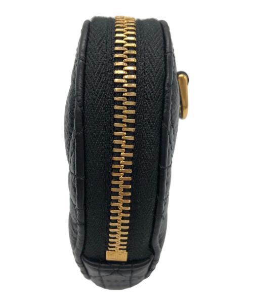 Christian Dior（クリスチャン ディオール）Christian Dior (クリスチャン ディオール) ハート カナージュ カーフスキン ブラックの古着・服飾アイテム