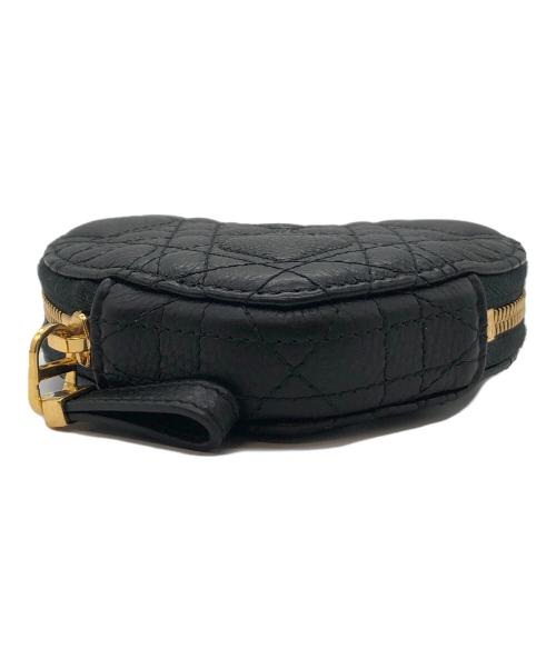 Christian Dior（クリスチャン ディオール）Christian Dior (クリスチャン ディオール) ハート カナージュ カーフスキン ブラックの古着・服飾アイテム