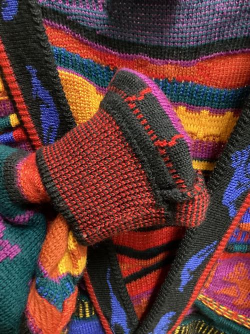 Emaroo（エマルー）Emaroo (エマルー) 3Dニットカーディガン マルチカラー サイズ:SIZE 10の古着・服飾アイテム