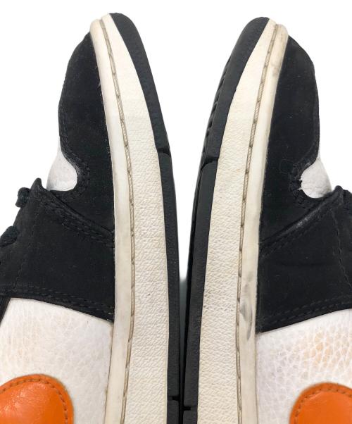 NIKE（ナイキ）NIKE (ナイキ) AIR JORDAN 1 MID（エアジョーダン1 ミッド） オレンジ×ブラック サイズ:SIZE 25.5cmの古着・服飾アイテム