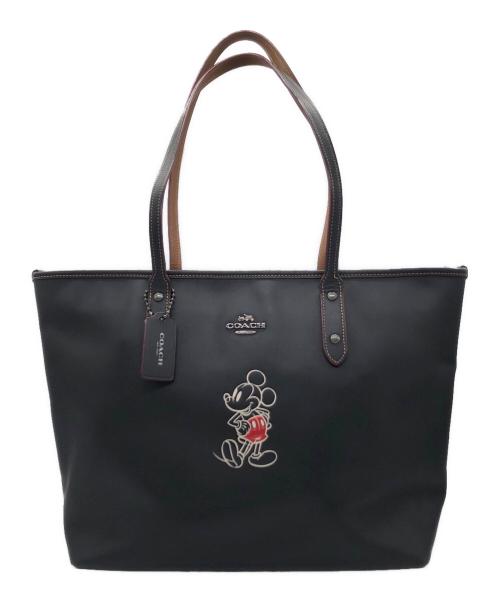 COACH（コーチ）COACH (コーチ) DISNEY (ディズニー) トートバッグ ブラックの古着・服飾アイテム