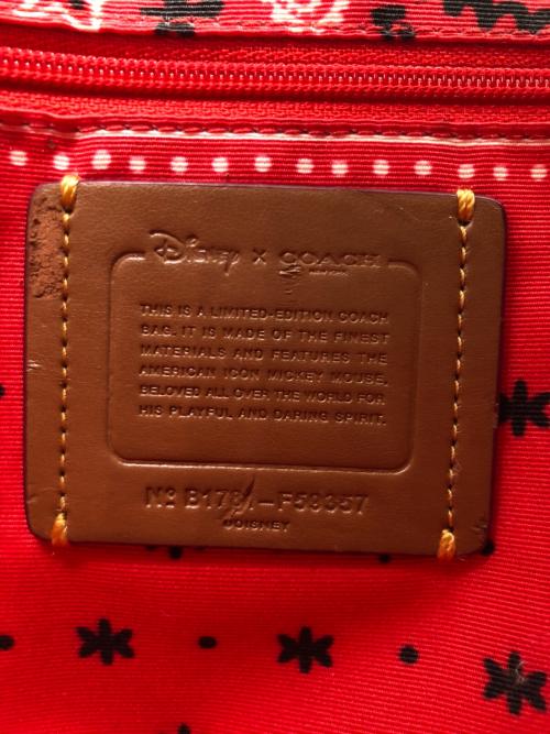 COACH（コーチ）COACH (コーチ) DISNEY (ディズニー) トートバッグ ブラックの古着・服飾アイテム