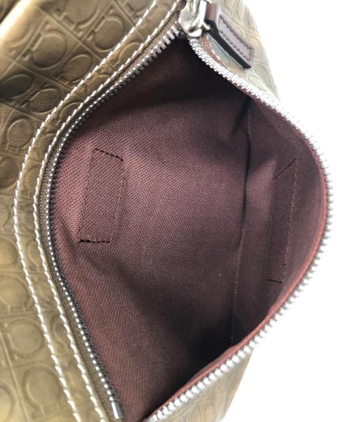 Salvatore Ferragamo（サルヴァトーレ フェラガモ）Salvatore Ferragamo (サルヴァトーレ フェラガモ) ガンチーニ ベージュ×ブラウンの古着・服飾アイテム