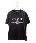 VERSACEヴェルサーチェ）の古着「半袖カットソー」｜ブラック