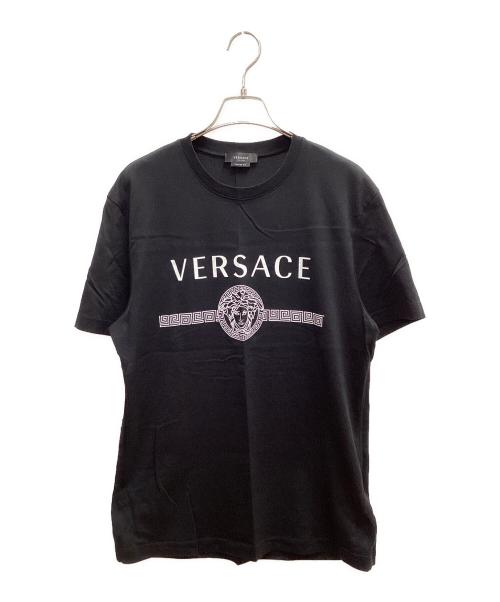 VERSACE（ヴェルサーチェ）VERSACE (ヴェルサーチェ) 半袖カットソー ブラック サイズ:SIZE Lの古着・服飾アイテム