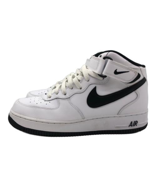 NIKE（ナイキ）NIKE (ナイキ) AIR FORCE1 MID ホワイト×ブラック サイズ:27cmの古着・服飾アイテム