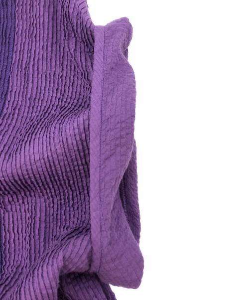 maison de soil（メゾンドソイル）maison de soil (メゾンドソイル) ブラウスワンピース パープル サイズ:SIZE Sの古着・服飾アイテム