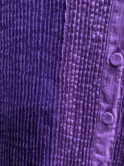 maison de soil（メゾンドソイル）maison de soil (メゾンドソイル) ブラウスワンピース パープル サイズ:SIZE Sの古着・服飾アイテム